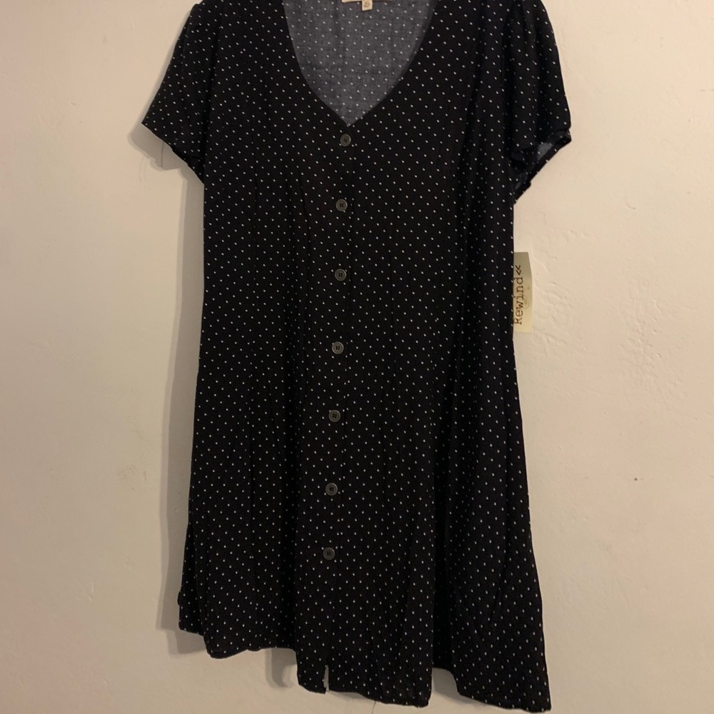 NWT Rewind XL Polka Dot Swing Dress